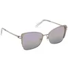 Image de Swarovski Lunettes de soleil rectangulaires en métal SK0314 pour femme
