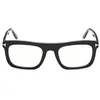 Image de Tom Ford FT 5757-B BLUE BLOCK Lunettes du Vue SHINY BLACK/BLUE FILTER 52/22/145 unisexe