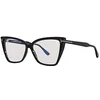 Image de Tom Ford FT 5844-B BLUE BLOCK Lunettes du Vue Shiny Black 55/15/140 femme