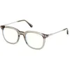 Image de Tom Ford Lunettes de soleil unisexes, Vert foncé brillant, 152.4 mm
