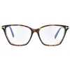 Image de Tom Ford Lunettes de soleil unisexes, Dark Havana, 56