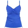 Image de Fantasie Swim - Haut de Maillot Tankini twisté avec Armatures Beach Waves, Bleu, 100D