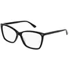 Image de Gucci Monture de lunettes pour femme, Noir/transparent