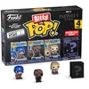 Image de Funko Bitty Pop! Marvel - Captain America 4PK - Captain America (Holding Shield), Nick Fury, Thor et Une Mini-Figurine Mystère en Surprise - 2.2 Cm - Marvel Comics Collectionnable Fans
